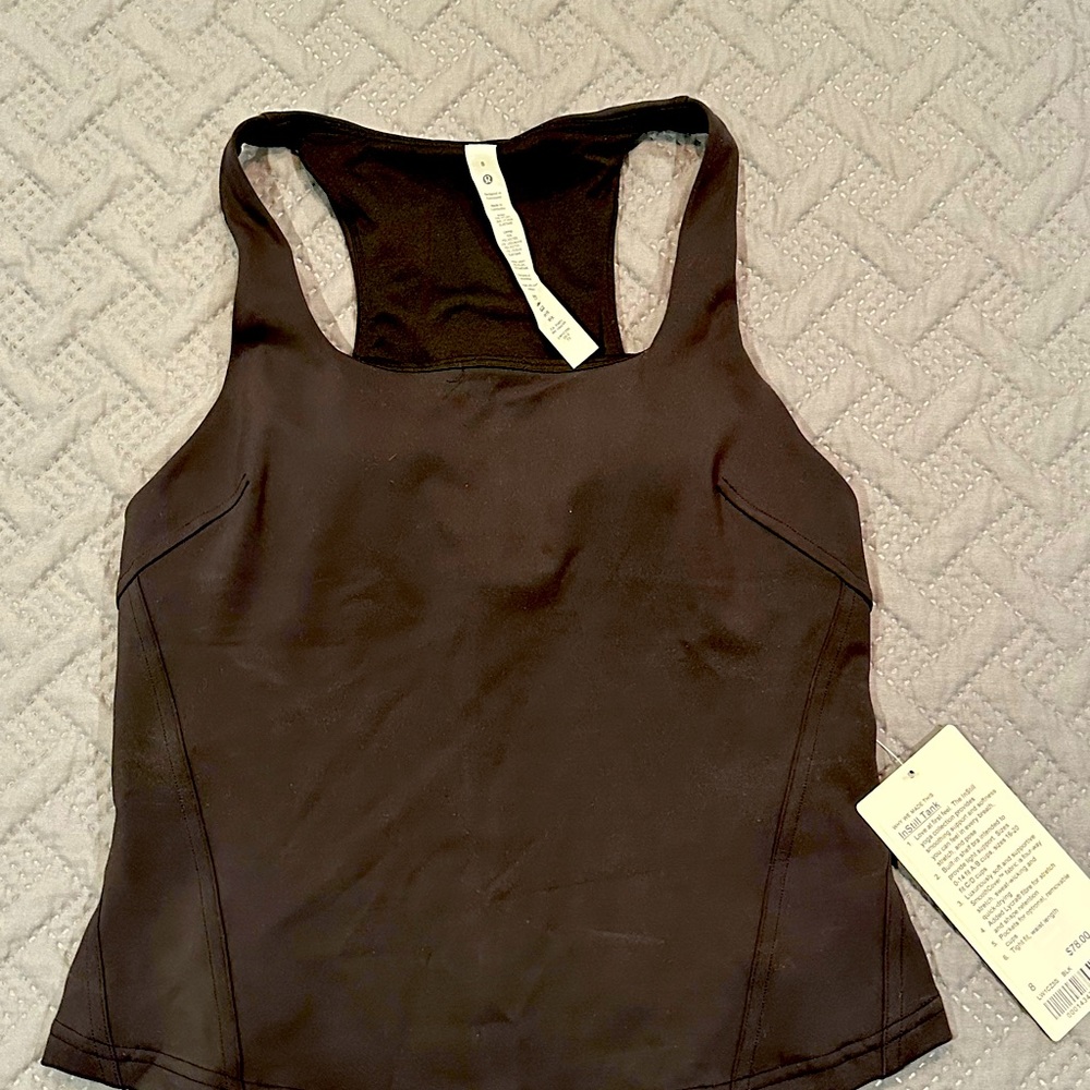 Black Lululemon Instill Tank- NWT- never worn